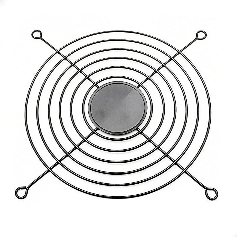 TBWHL 5pcs 140mm Wire Black Fan Grill Guard for Axial Brushless Fan - Durable Steel Mesh Protective Cover, Anti Finger Protection, Easy Installation, Universal Fit for 140mm Axial Fans - Image 4